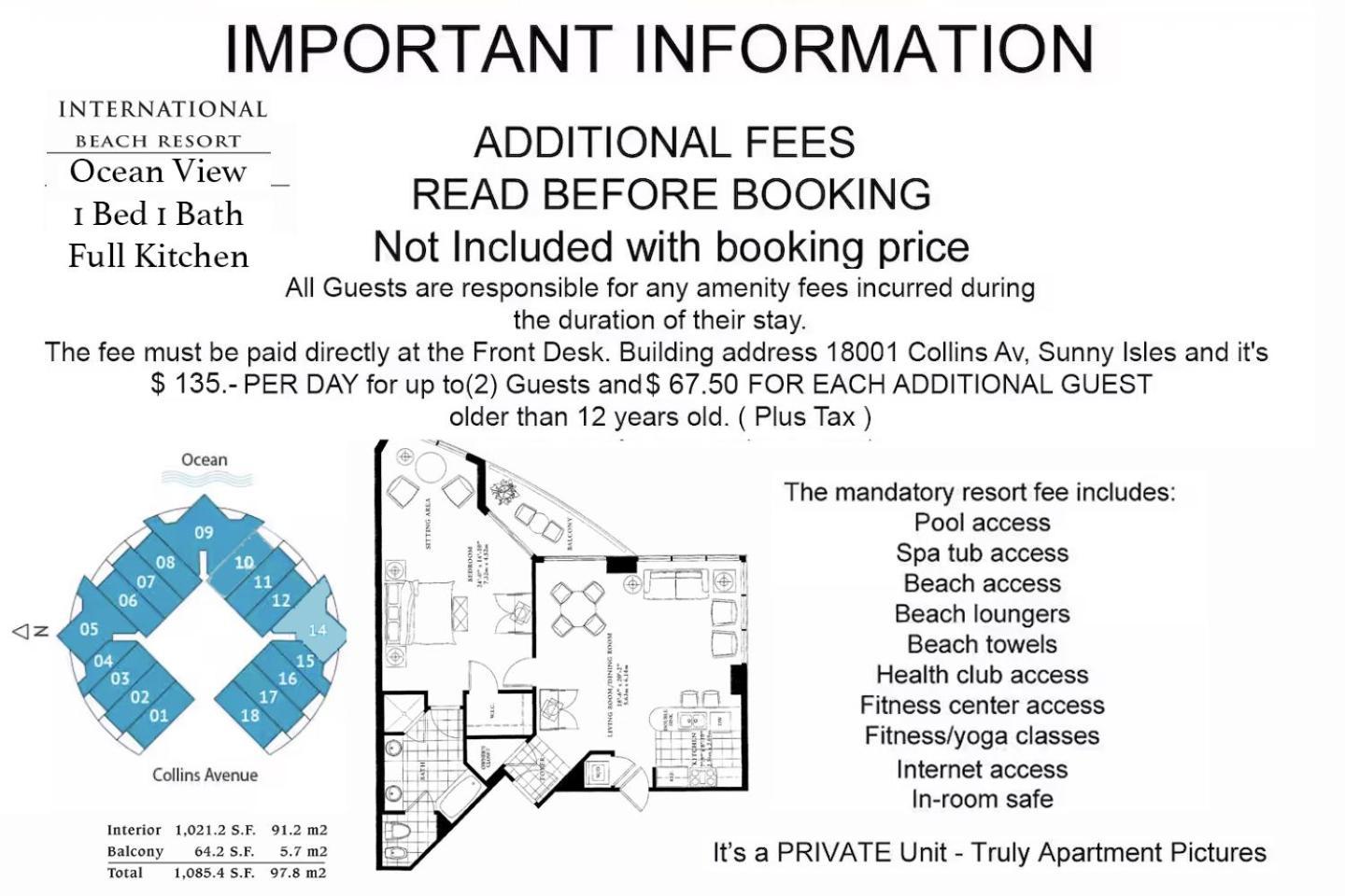 Hotel International Beach Tump Resort Ocean View 1100 Sf 1 Bed 1Bth Privately Owned Sunny Isles Miami Beach Eksteriør bilde